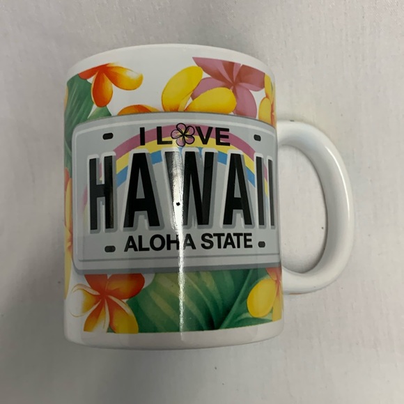 Hawaii Coffee Mug I Love Hawaii Aloha State Travel Souvenir - Picture 1 of 6